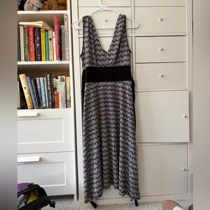 Arden B Black and Gray High Low Dress
